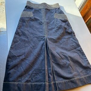 Olivia Palermo + Chelsea 28 Retro Denim Skirt 6